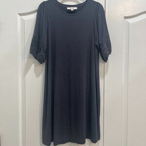 Loft Dress with Lace Sleeve Detail